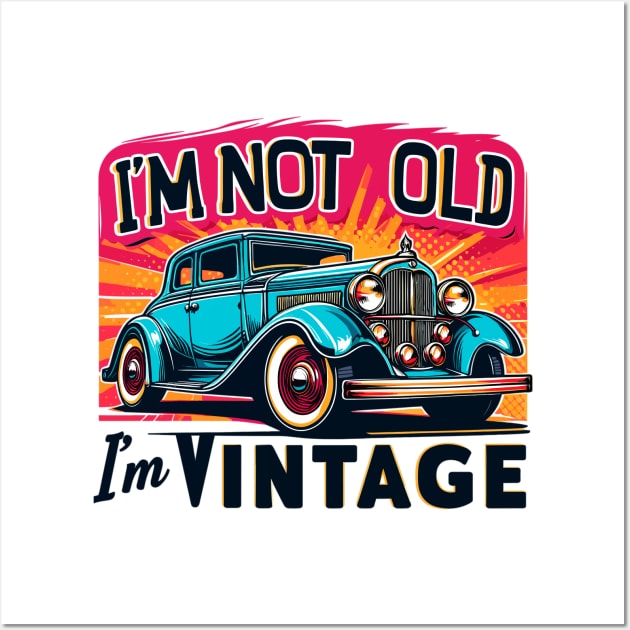 Vintage Car Wall Art by Vehicles-Art